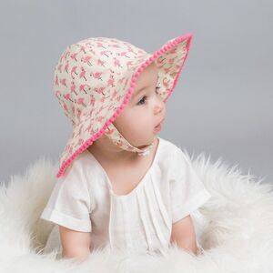 Flamingo Sunhat UPF 25+ for Babies 0-6m